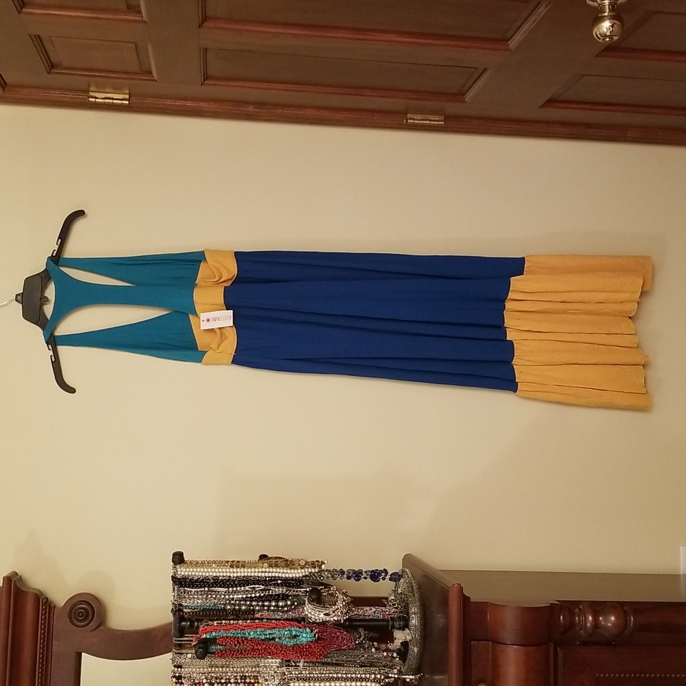 INTERMIX BELA Maxi Colorblock Racerback Sundress from Intermix Medium - Picture 2 of 4